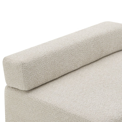 Divano da pavimento moderno, divano convertibile compresso, struttura a due posti per divano componibile modulare a forma di U di grandi dimensioni