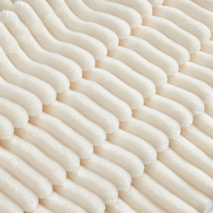 Divano moderno a 3 posti in velluto a coste componibile senza braccioli