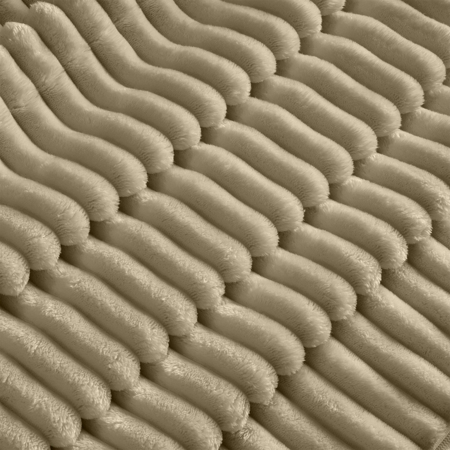 Divano moderno a 3 posti in velluto a coste componibile senza braccioli