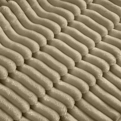 Divano moderno a 3 posti in velluto a coste componibile senza braccioli