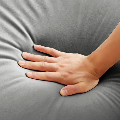 Divano letto futon moderno, divano letto trasformabile con gambe in legno affusolate, 78,35 L, piccolo divano con schienale diviso per soggiorno