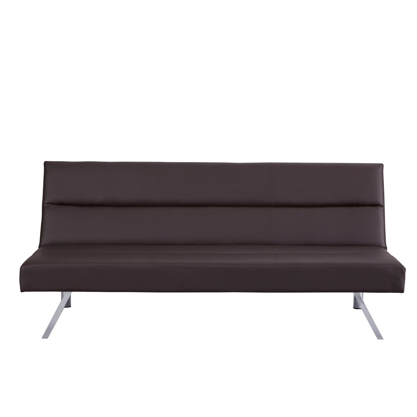 Divano letto futon moderno, divano futon convertibile, divano letto in lino con schienale diviso per soggiorno
