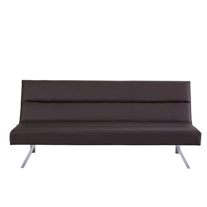 Divano letto futon moderno, divano futon convertibile, divano letto in lino con schienale diviso per soggiorno