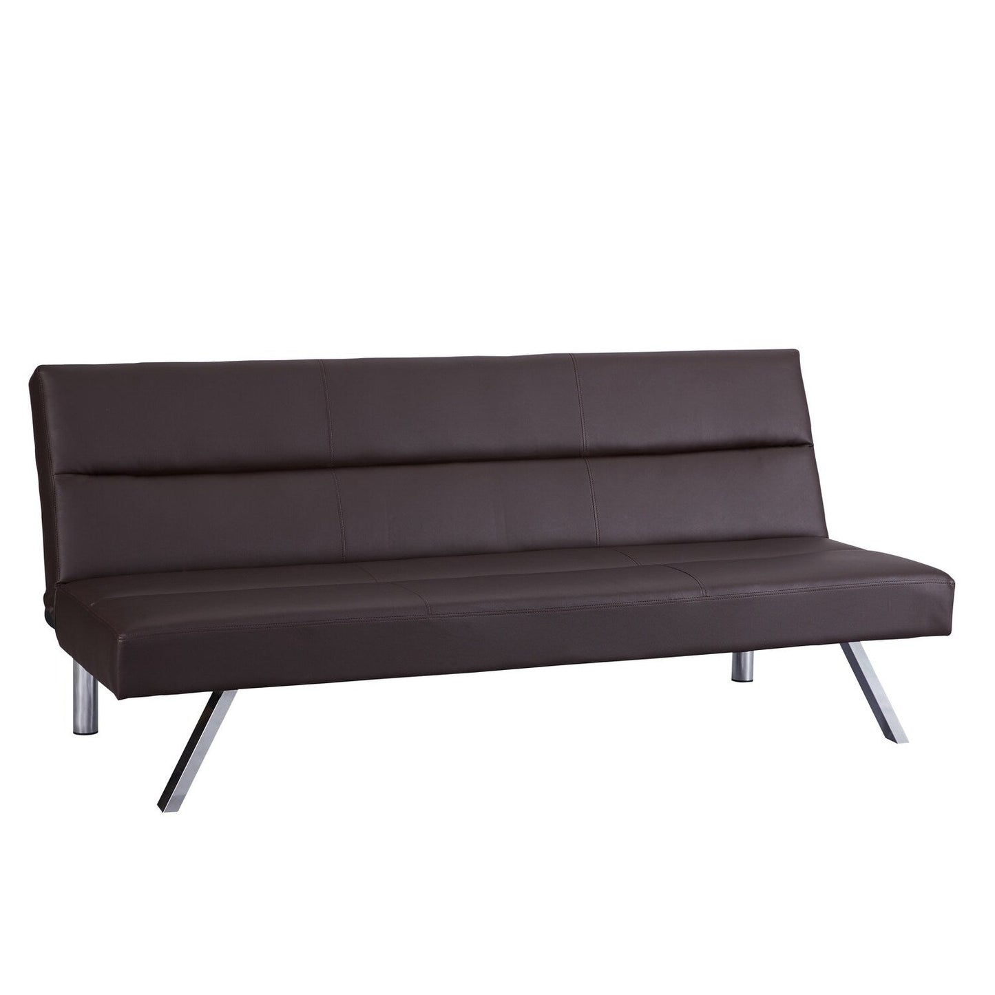 Divano letto futon moderno, divano futon convertibile, divano letto in lino con schienale diviso per soggiorno