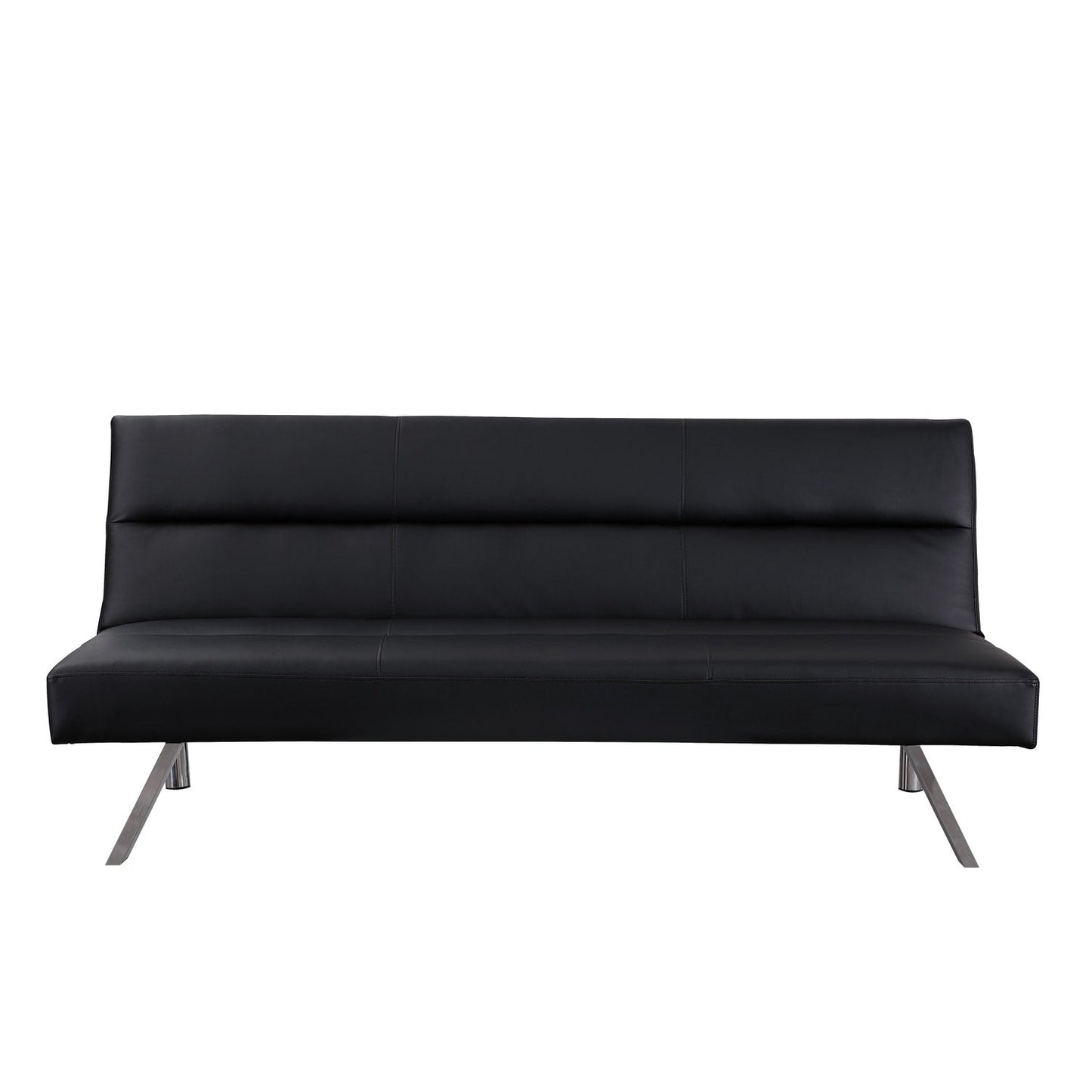 Divano letto futon moderno, divano futon convertibile, divano letto in lino con schienale diviso per soggiorno