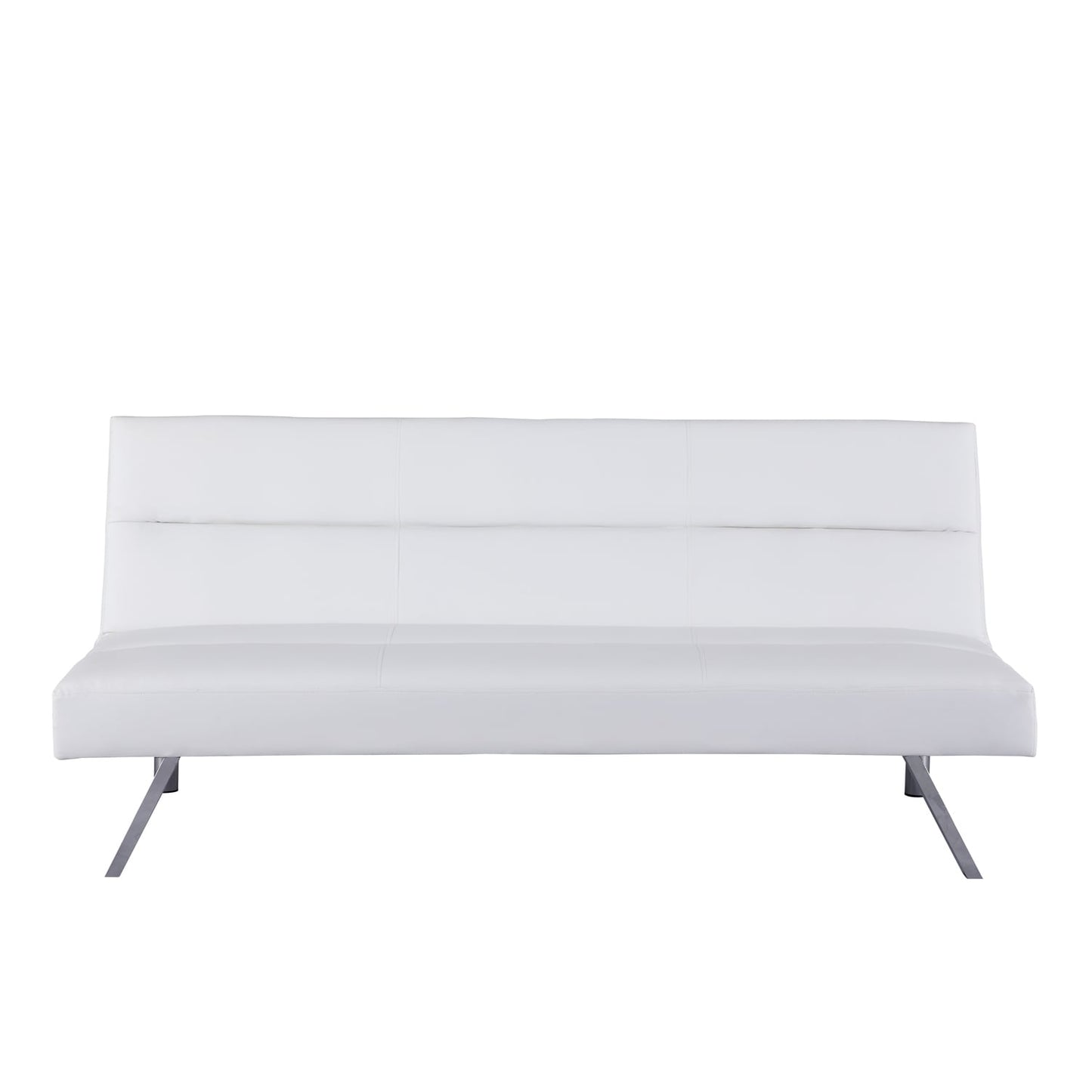 Divano letto futon moderno, divano futon convertibile, divano letto in lino con schienale diviso per soggiorno
