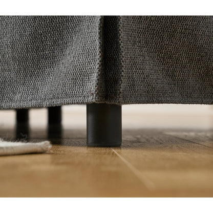 Divano angolare moderno a forma di L, reversibile, a 5 posti, con braccioli arrotolati, per soggiorno e appartamento