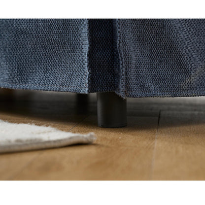 Divano angolare moderno a forma di L, reversibile, a 5 posti, con braccioli arrotolati, per soggiorno e appartamento