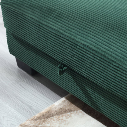 Divano moderno imbottito a forma di L, divano componibile modulare in velluto a 2 posti con sedute contenitore per soggiorno e appartamento 86.61