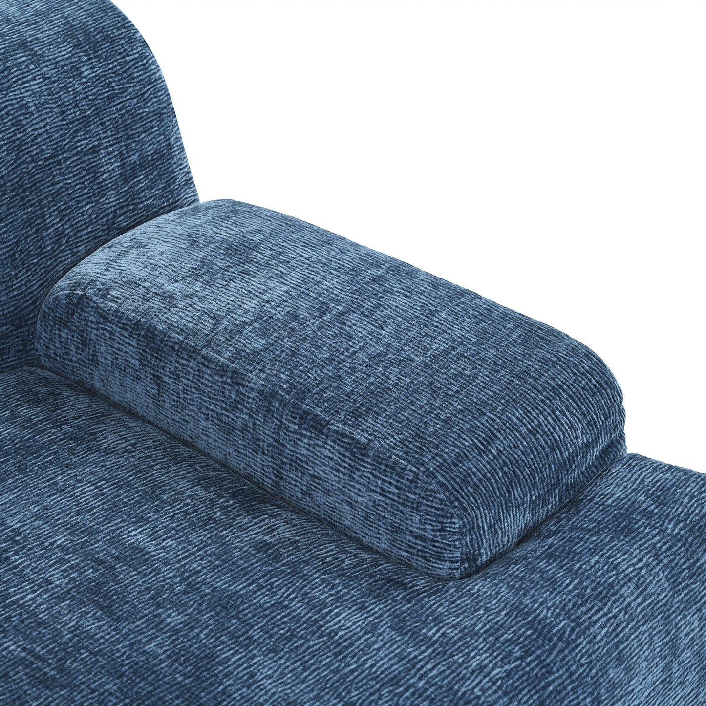 Divano componibile moderno a forma di L, 2 pezzi, combinazione libera, con seduta profonda, per soggiorno e salone