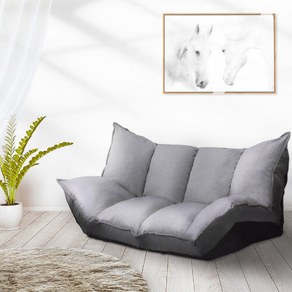 Divano moderno e grazioso, set di futon, comodo divano letto regolabile