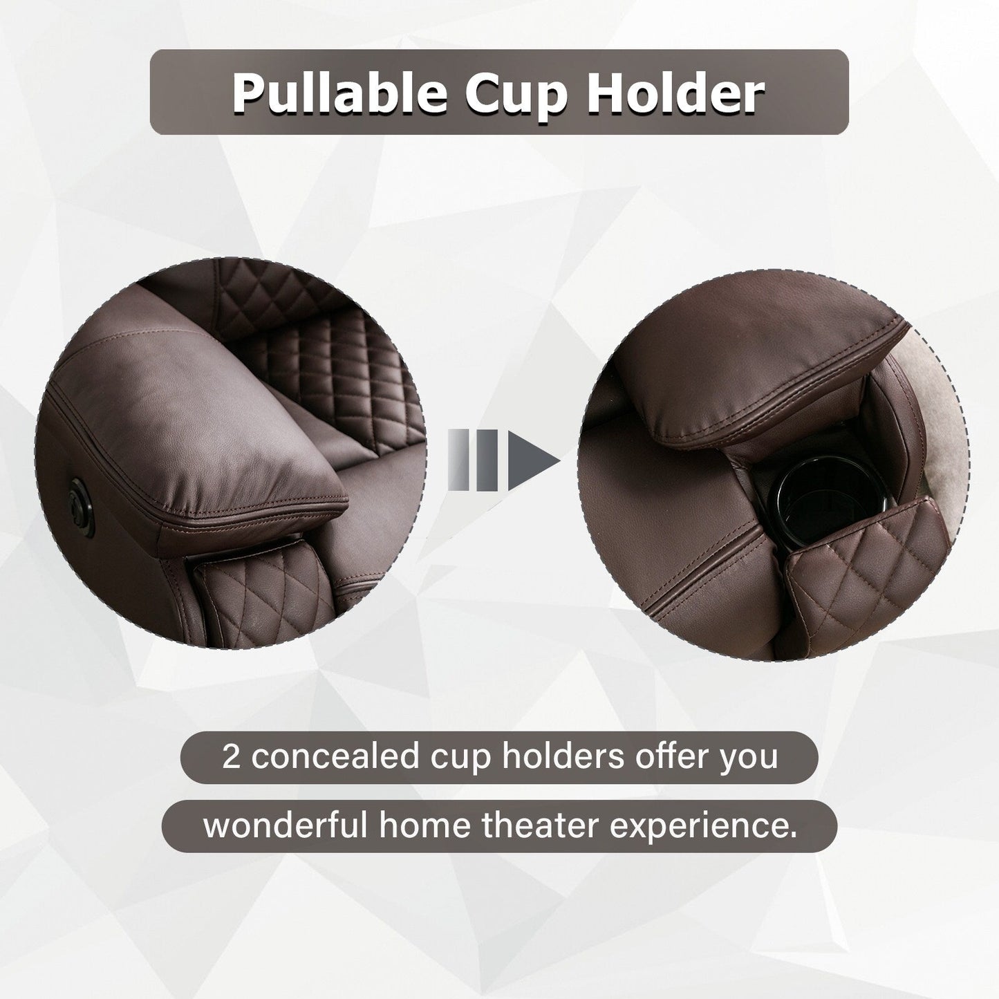 Poltrona massaggiante moderna in pelle reclinabile elettricamente e riscaldata per anziani