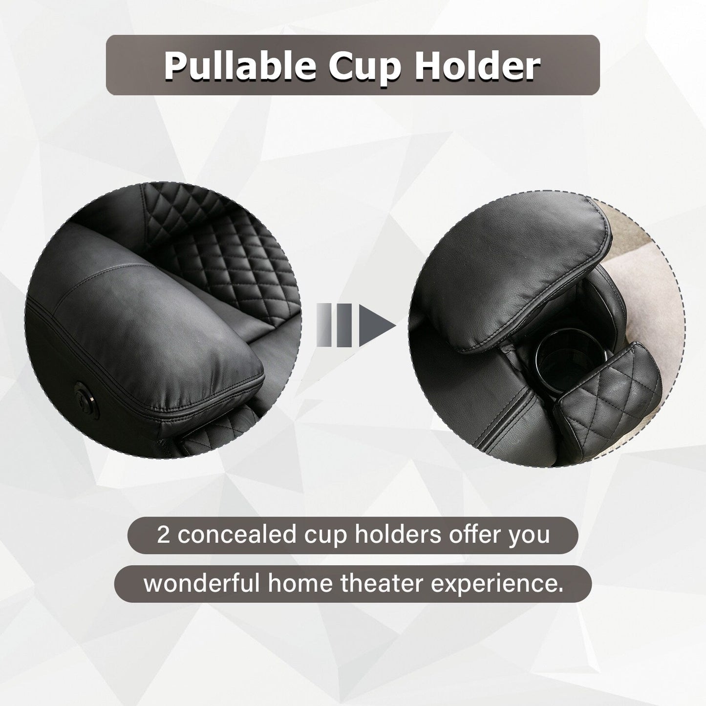 Poltrona massaggiante moderna in pelle reclinabile elettricamente e riscaldata per anziani