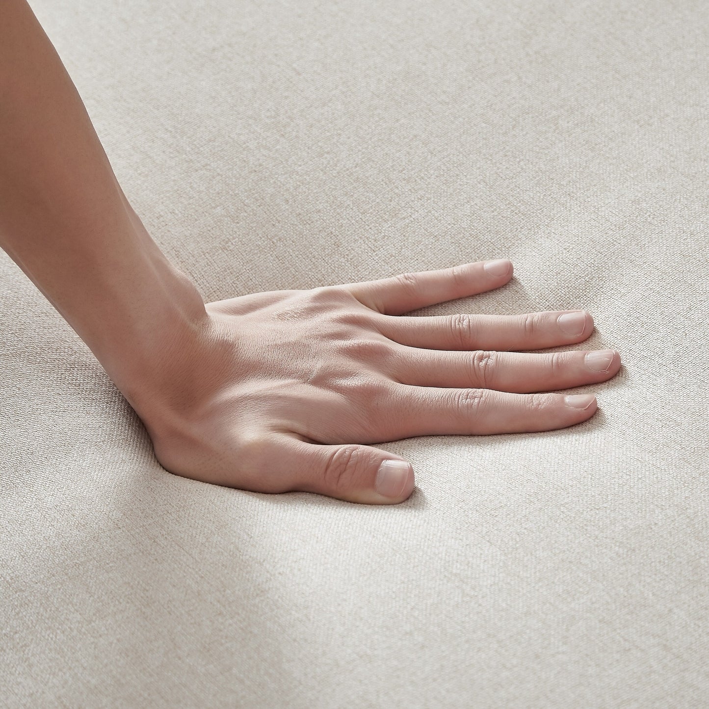 Divano letto trasformabile in lino con schienale regolabile - 38,60 x 54,00 x 31,90