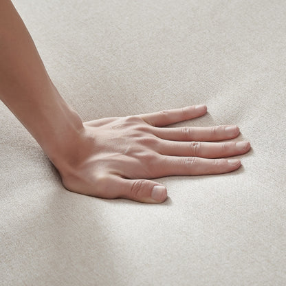 Divano letto trasformabile in lino con schienale regolabile - 38,60 x 54,00 x 31,90