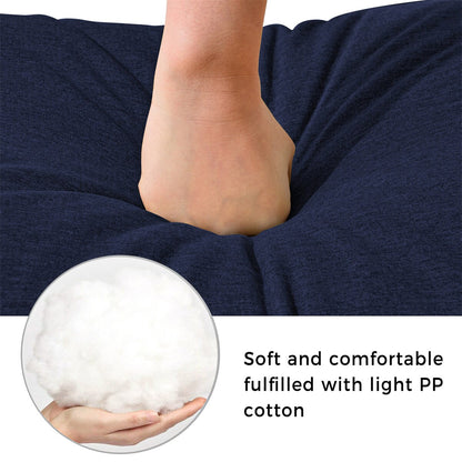 Poltrona angolare moderna in tessuto di lino di Harper&amp;Bright Designs