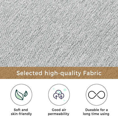 Poltrona angolare moderna in tessuto di lino di Harper&amp;Bright Designs