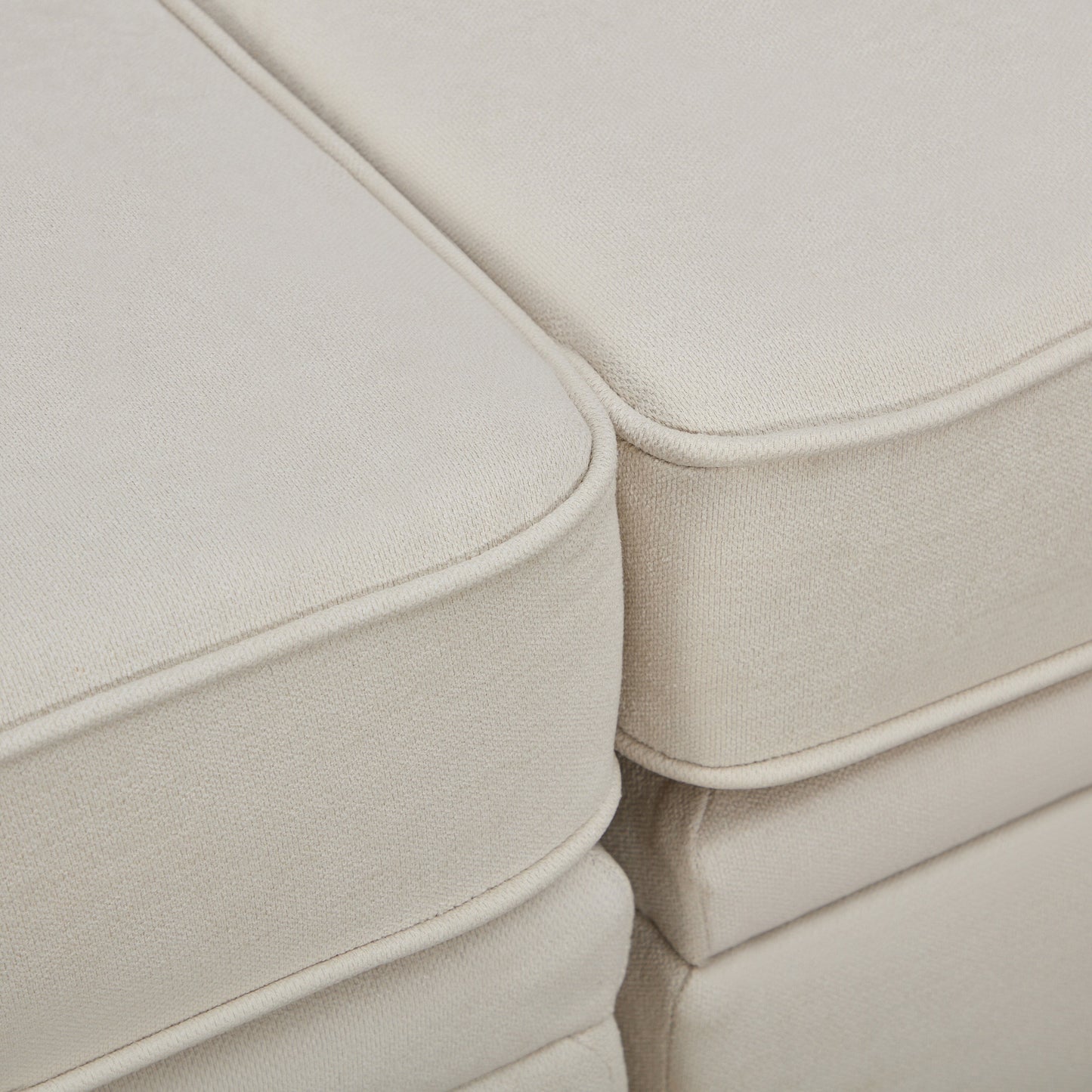 Divano moderno rivestito in lino, grande divano letto componibile modulare a forma di U con chaise longue reversibile per soggiorno e appartamento