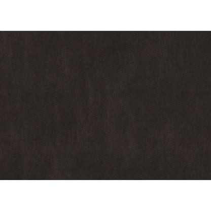 Mobili per soggiorno moderni, 1 poltrona reclinabile elettrica, rivestimento in similpelle marrone, seduta in peluche, struttura in legno massello