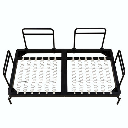 Divano moderno a due posti 59, con porte USB flessibili e braccioli cilindrici unici