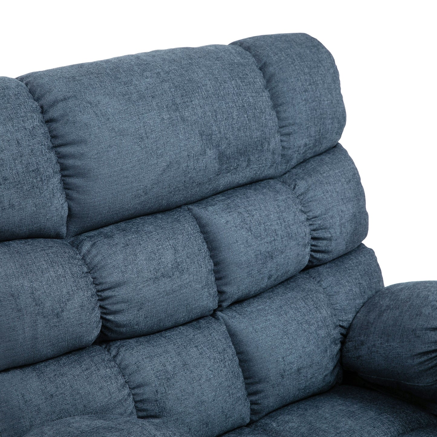 Poltrona reclinabile per massaggi moderna con cuscino imbottito, 5 modalità, telecomando e reclinazione manuale