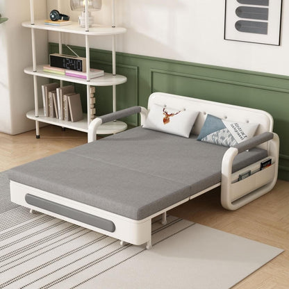 Divano letto moderno in memory foam con contenitore