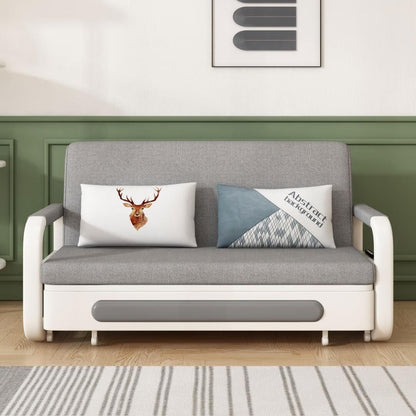 Divano letto moderno in memory foam con contenitore