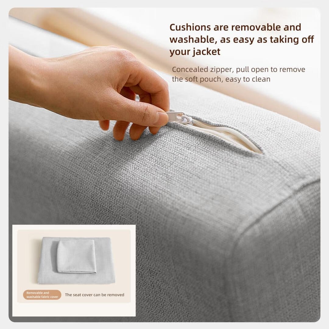 Divano letto moderno in memory foam con contenitore