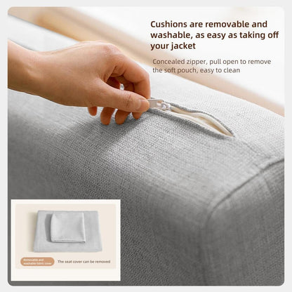 Divano letto moderno in memory foam con contenitore