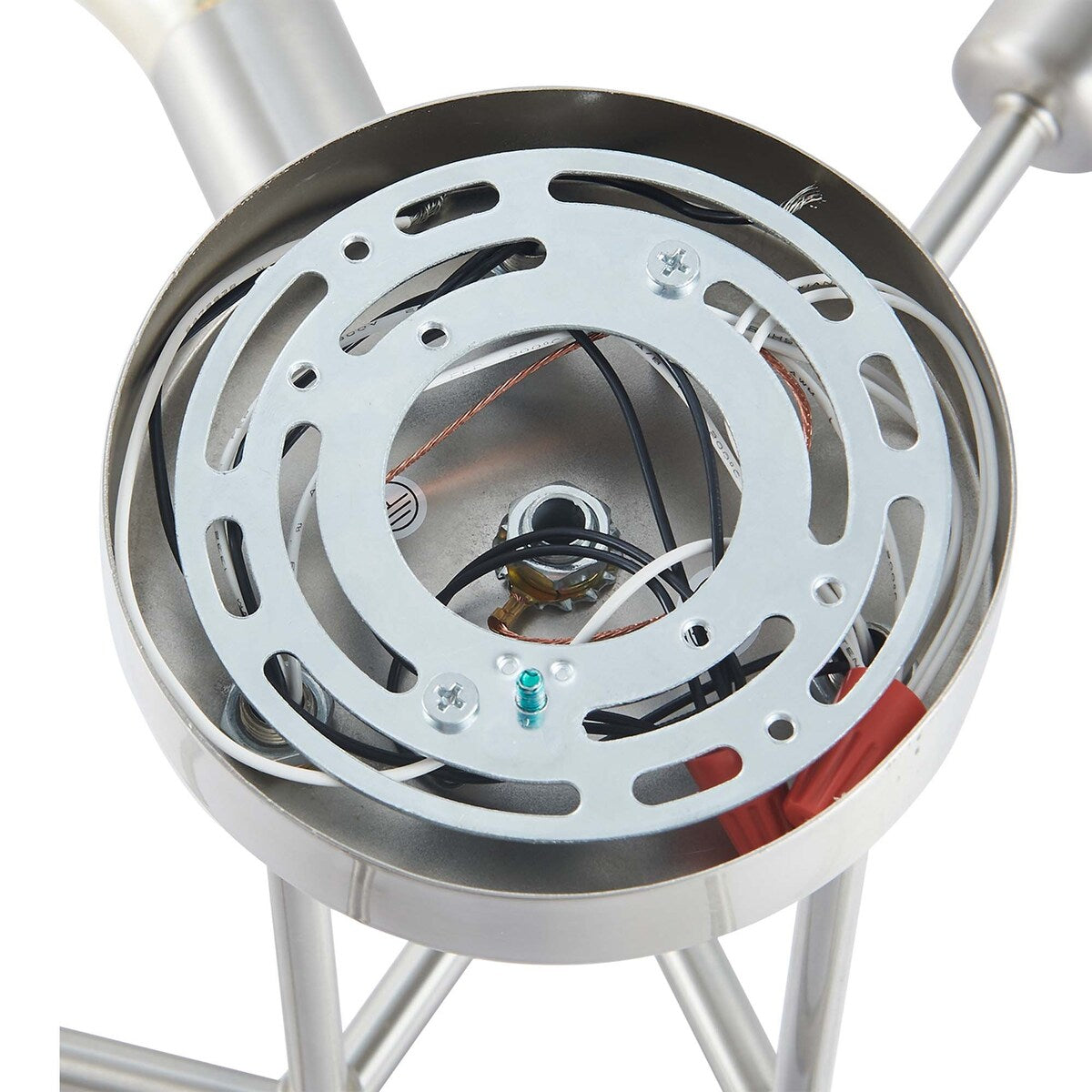 6 - Lampada da soffitto semi-incassata Sputnik in metallo moderno leggero da 23,62''