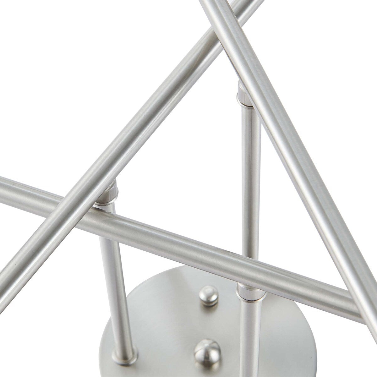 6 - Lampada da soffitto semi-incassata Sputnik in metallo moderno leggero da 23,62''