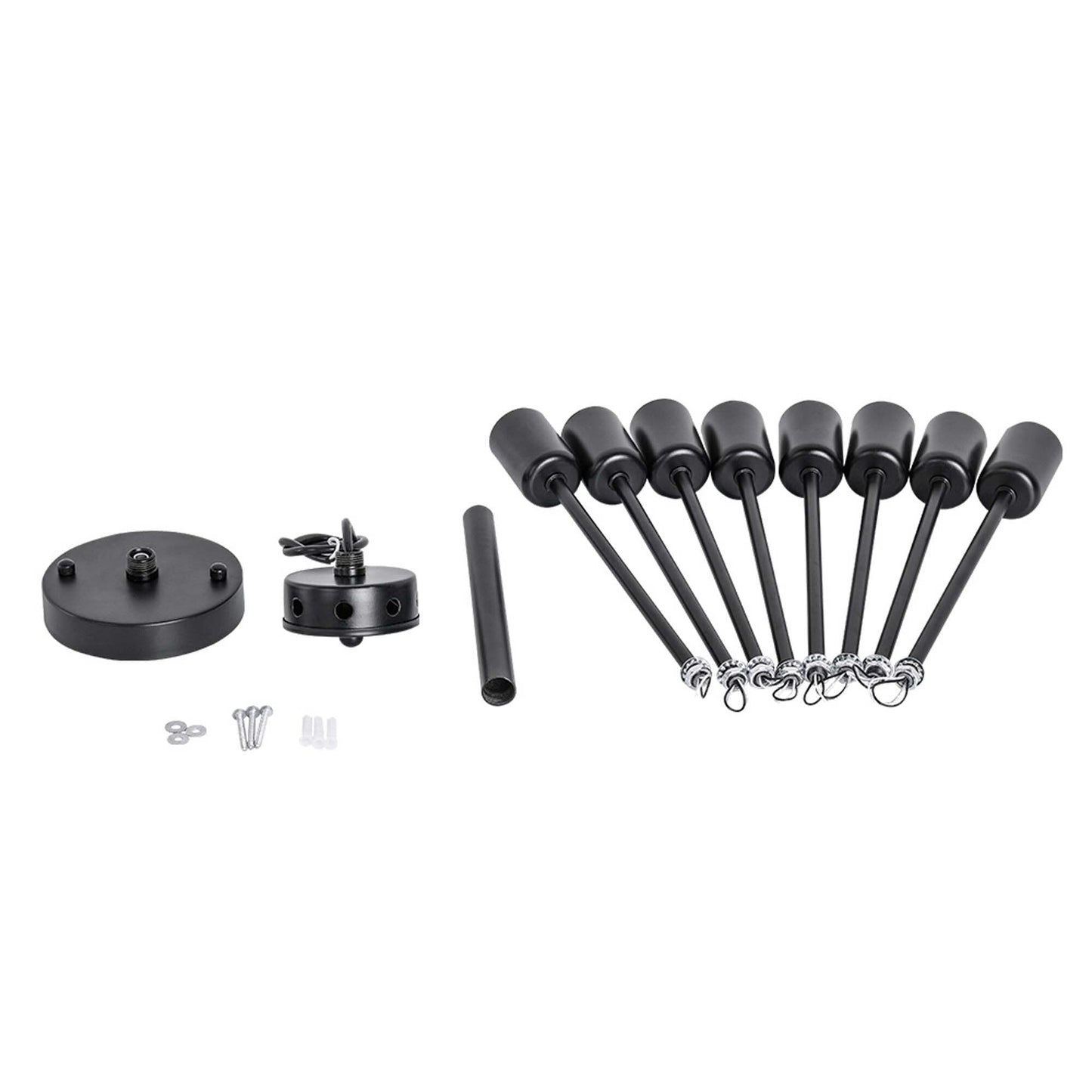 Lampada semi-incassata Sputnik nera/oro da soffitto per soggiorno/cucina/ufficio/camera da letto/ingresso