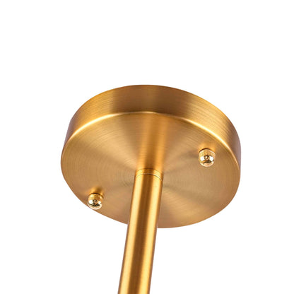 Lampada semi-incassata Sputnik nera/oro da soffitto per soggiorno/cucina/ufficio/camera da letto/ingresso