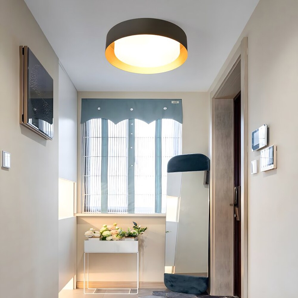 Lampada da soffitto a filo con paralume in metallo, moderna e minimalista, a 2/3/5 luci