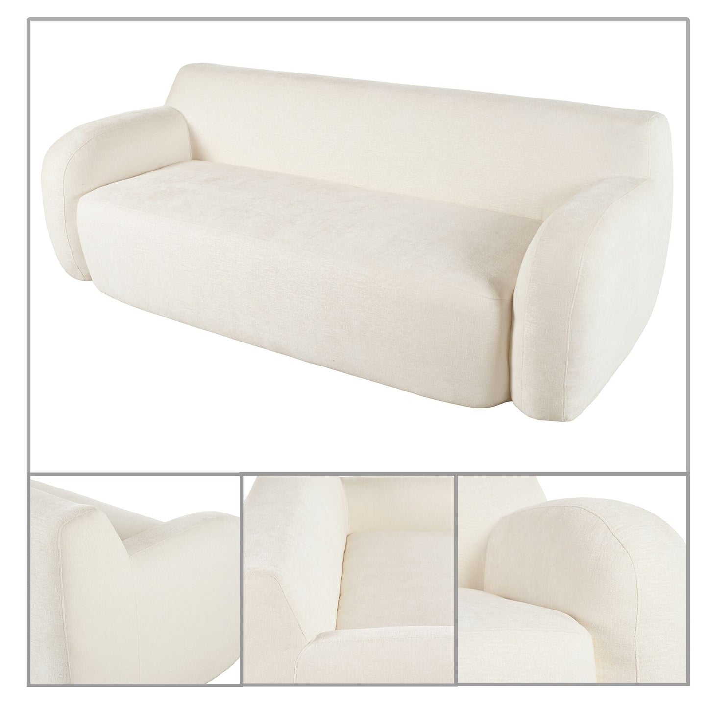 Divano a sacco moderno e minimalista con imbottitura in schiuma ad alta resilienza per camera da letto, soggiorno, appartamento, dormitorio, salotto