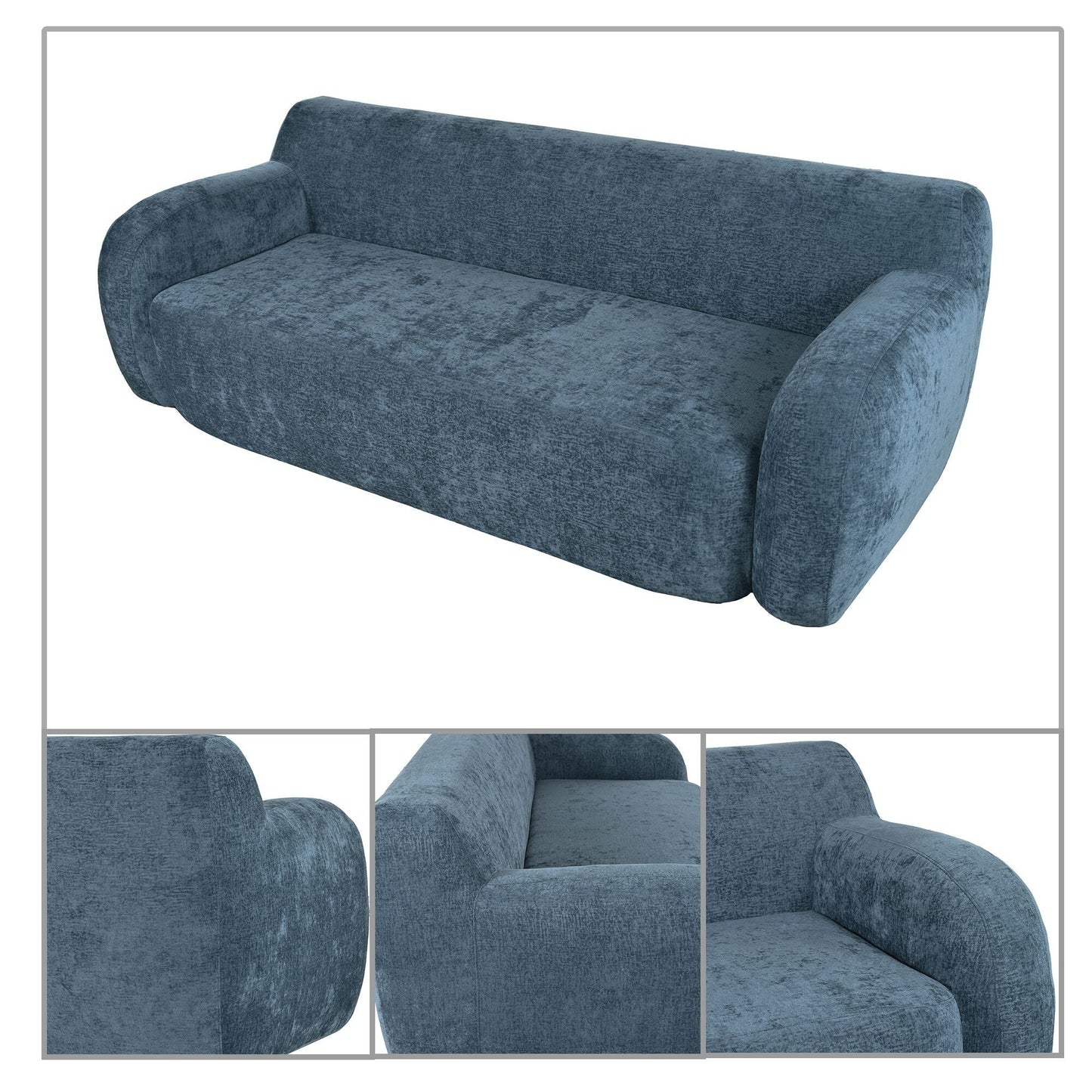 Divano a sacco moderno e minimalista con imbottitura in schiuma ad alta resilienza per camera da letto, soggiorno, appartamento, dormitorio, salotto