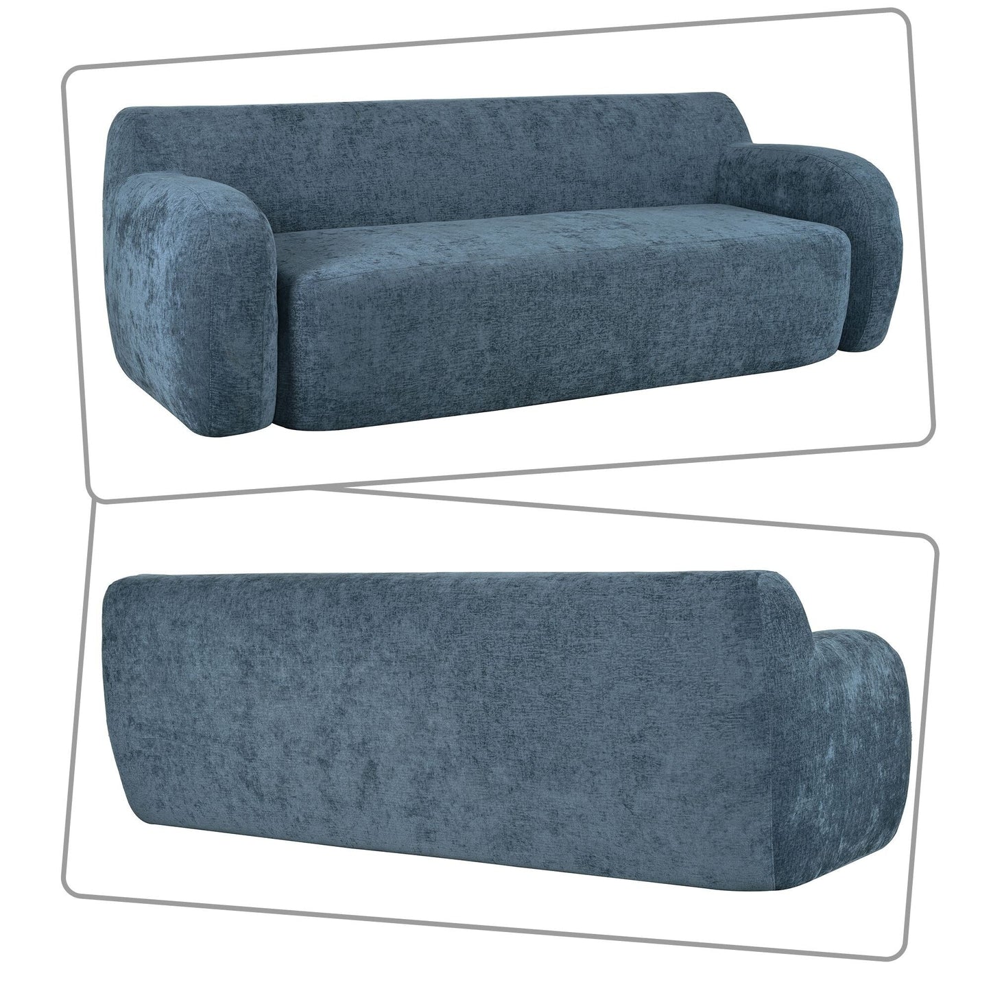 Divano a sacco moderno e minimalista con imbottitura in schiuma ad alta resilienza per camera da letto, soggiorno, appartamento, dormitorio, salotto