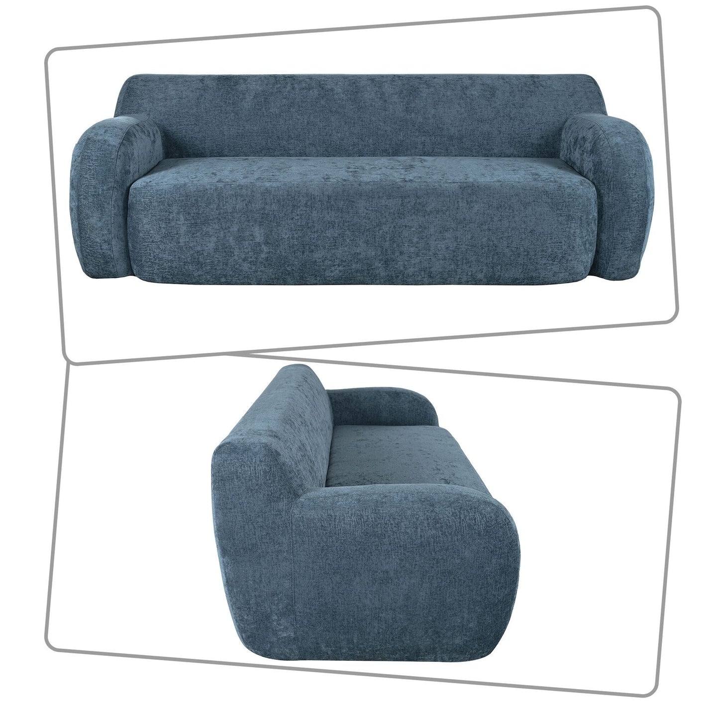 Divano a sacco moderno e minimalista con imbottitura in schiuma ad alta resilienza per camera da letto, soggiorno, appartamento, dormitorio, salotto