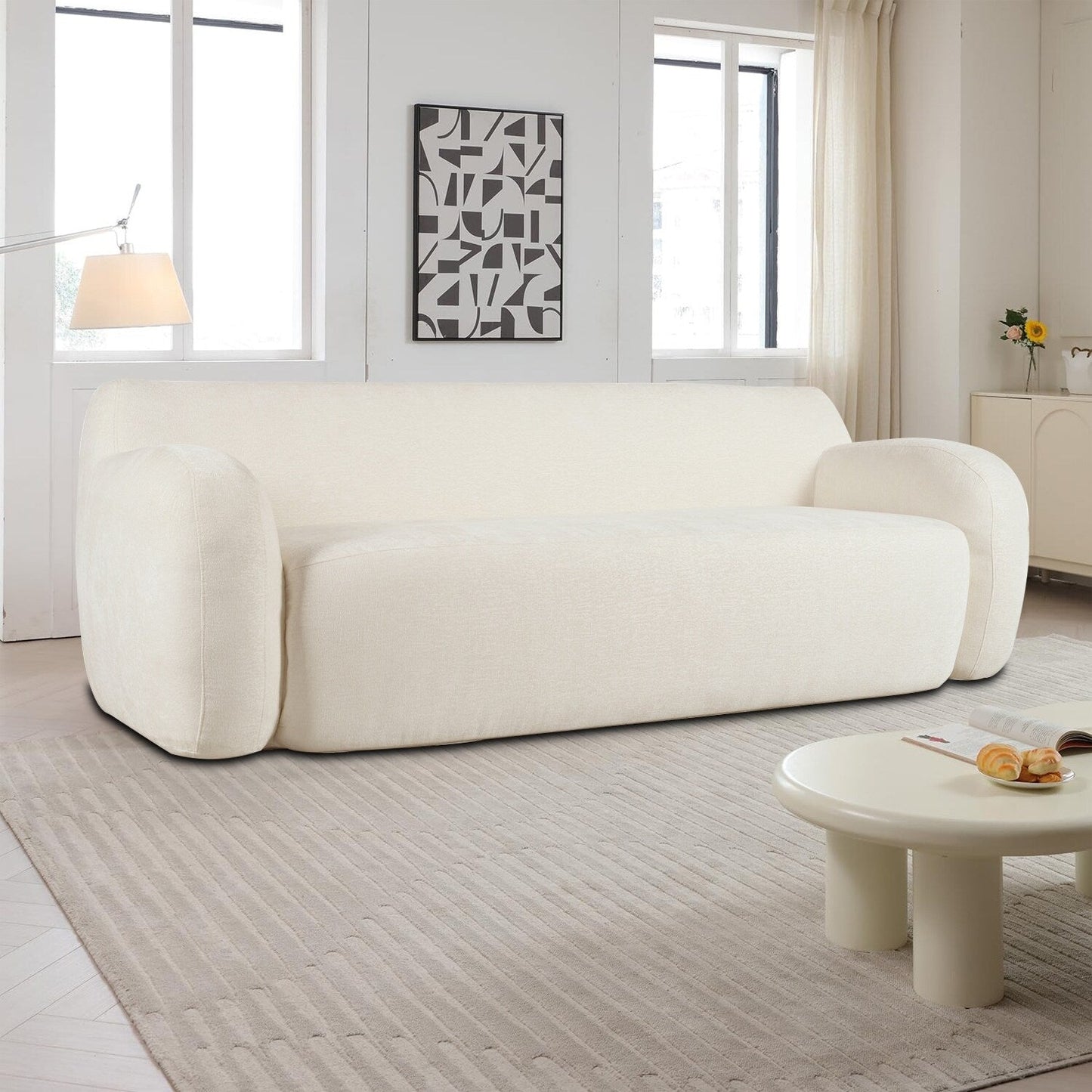 Divano a sacco moderno e minimalista con imbottitura in schiuma ad alta resilienza per camera da letto, soggiorno, appartamento, dormitorio, salotto