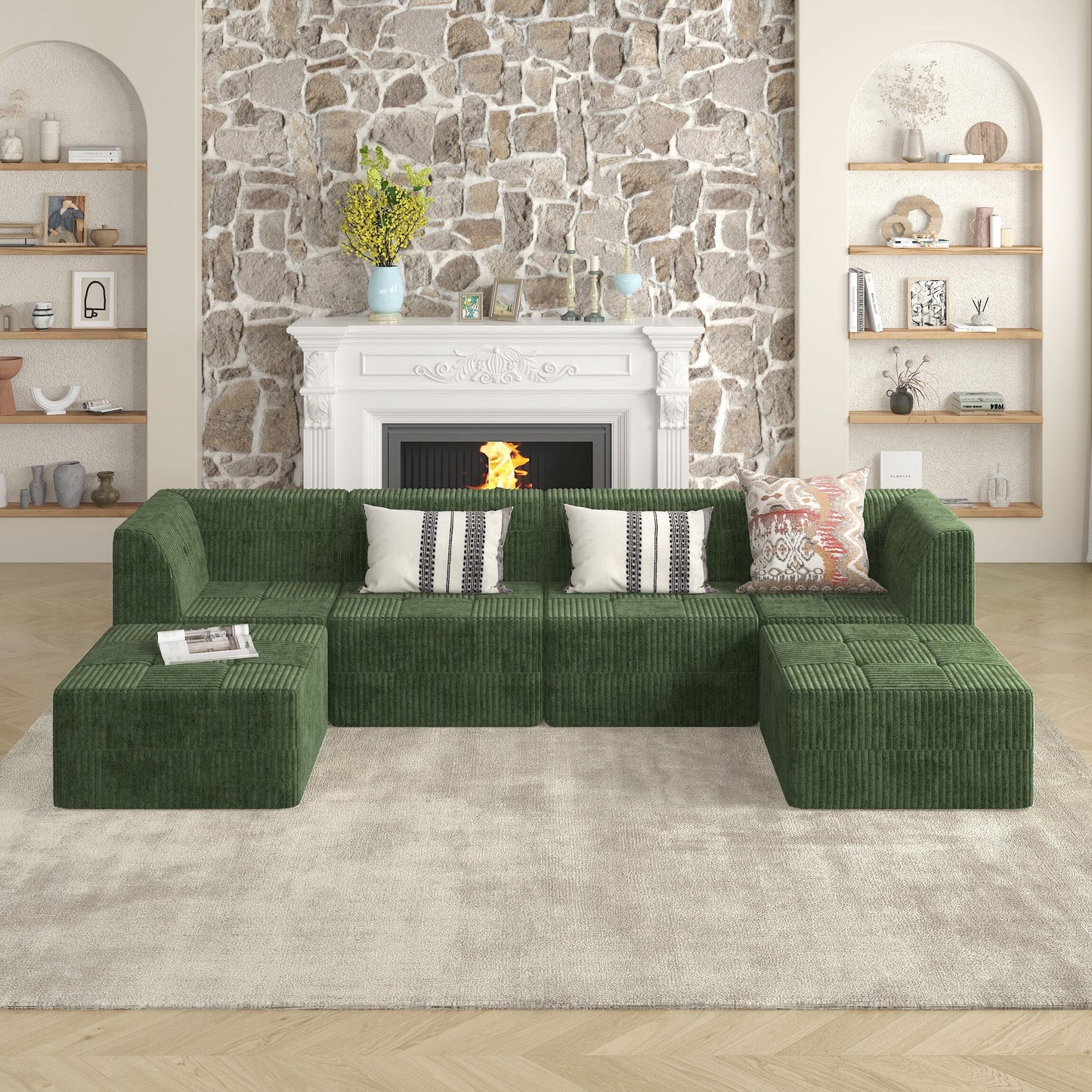 Divano letto moderno e minimalista modulare senza braccioli, poltrona, divano letto singolo per soggiorno, camera da letto