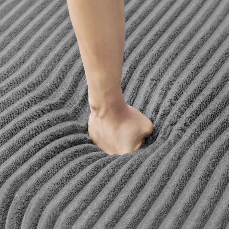 Divano componibile modulare in velluto a coste a forma di U, moderno e minimalista - Divano letto compatto e salvaspazio per soggiorno e camera da letto