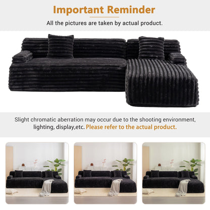 Divano componibile moderno modulare Cloud, divano componibile liberamente con 2 cuscini per soggiorno