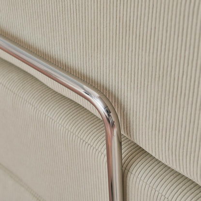 Divano letto moderno multifunzionale a 3 posti in velluto a coste con layout versatili e design ergonomico