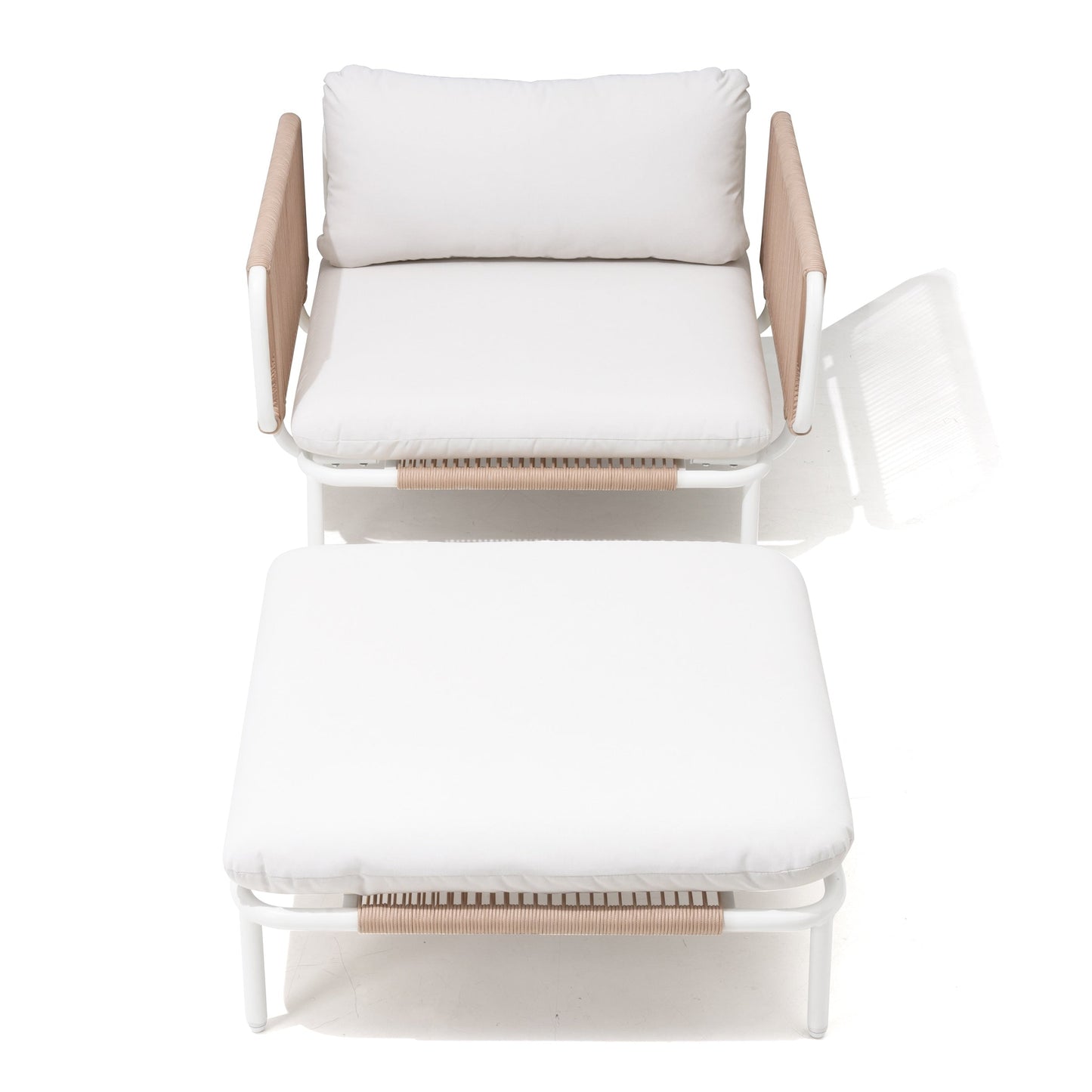 Divano componibile da esterno Pellebant, set di sedute da conversazione per patio