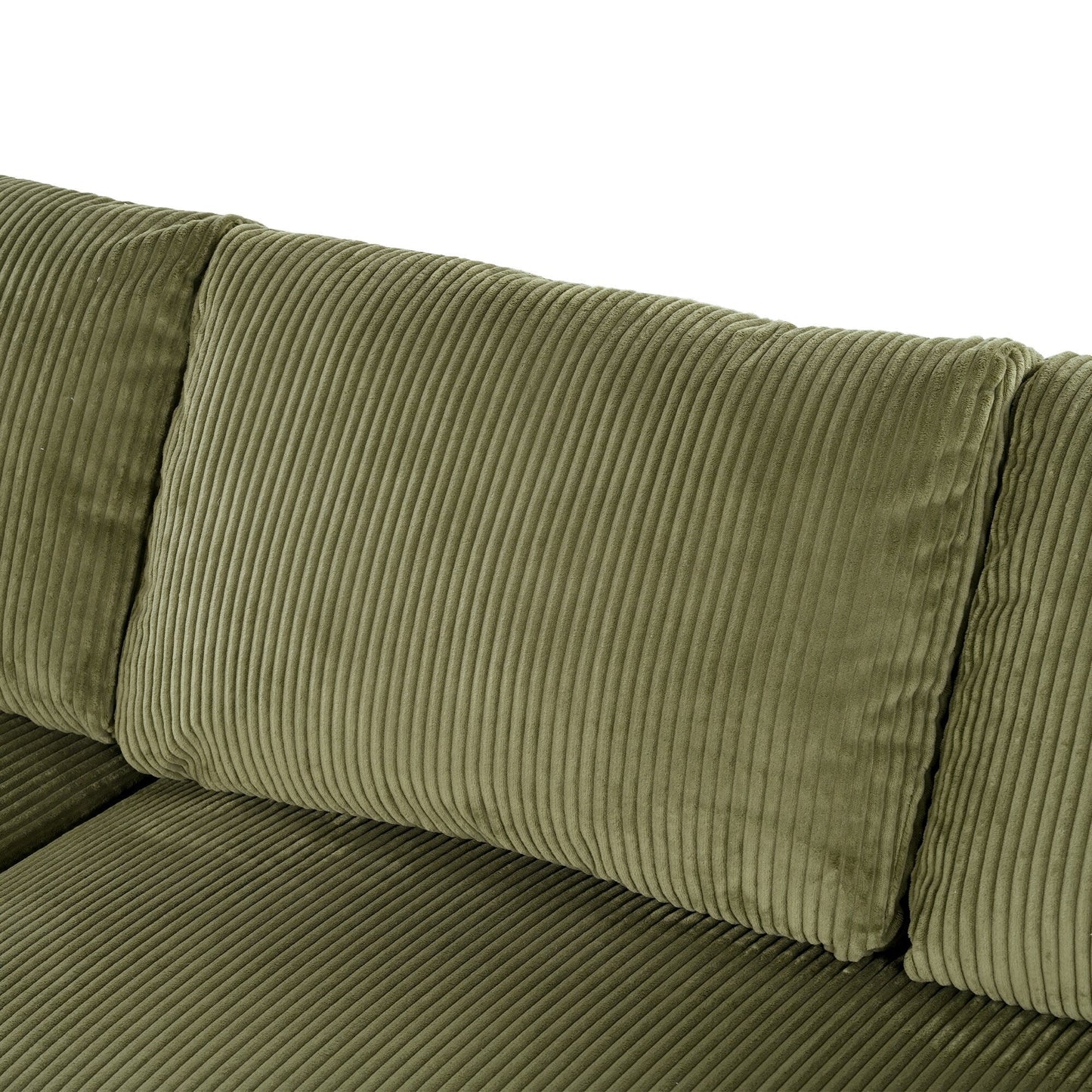 Divano componibile moderno a 3 posti di grandi dimensioni con portabicchieri e porte di ricarica USB, cuscini spessi per il soggiorno