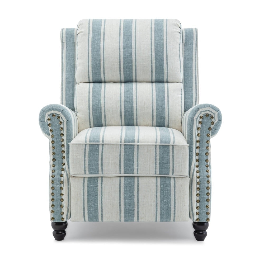 Poltrona reclinabile moderna con seduta imbottita e pelle PU