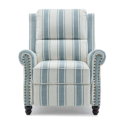 Poltrona reclinabile moderna con seduta imbottita e pelle PU