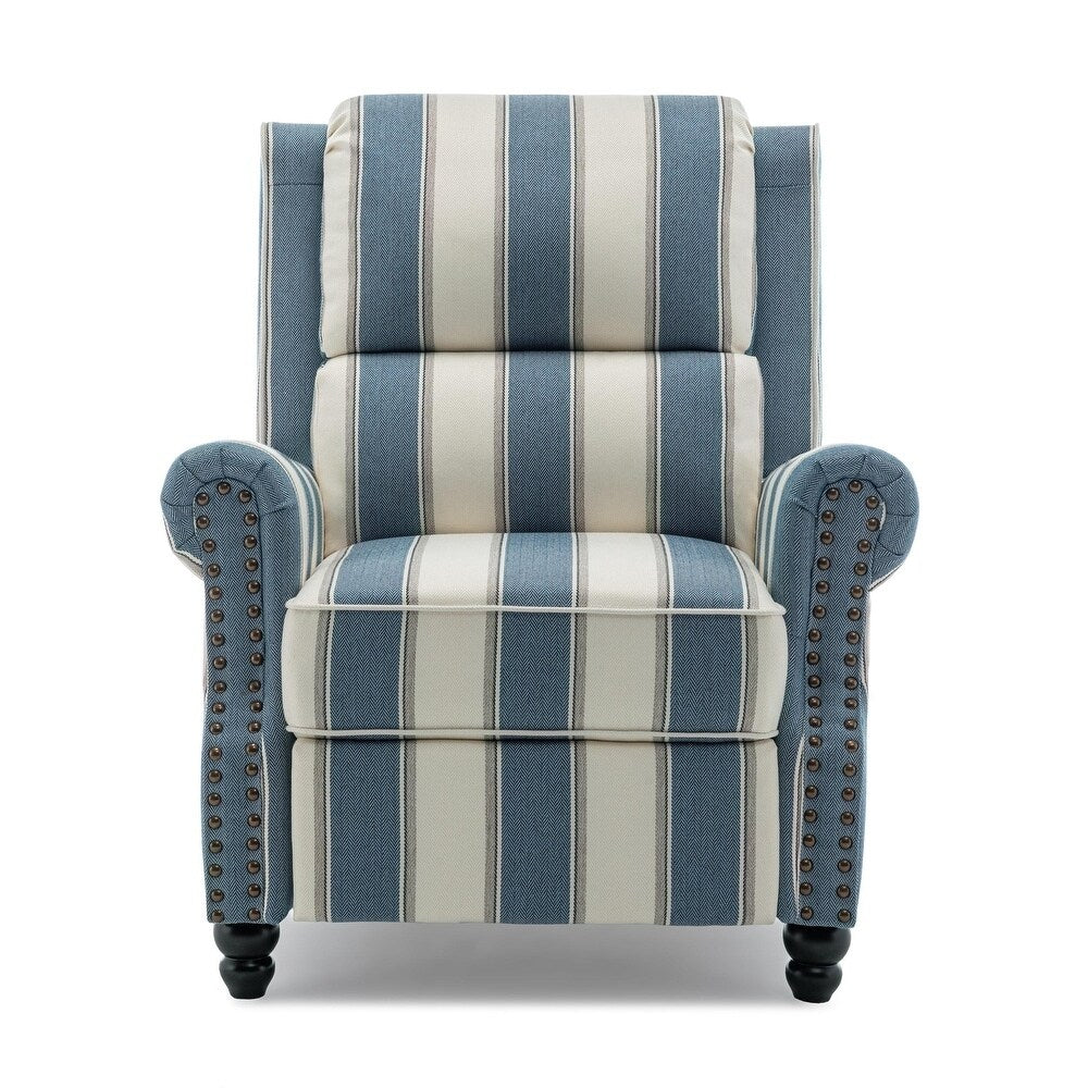 Poltrona reclinabile moderna con seduta imbottita e pelle PU