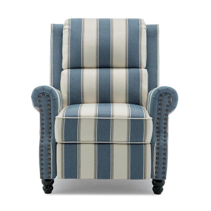 Poltrona reclinabile moderna con seduta imbottita e pelle PU