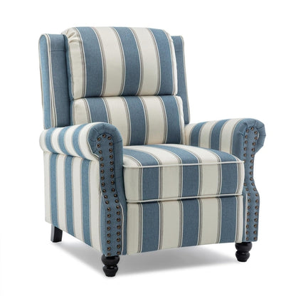 Poltrona reclinabile moderna con seduta imbottita e pelle PU